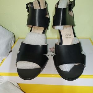 New Liz Claiborne heels with straps, and back zip.